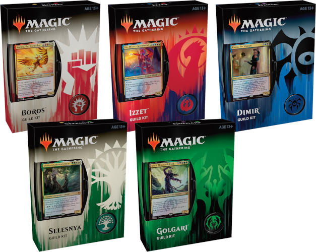 MTG Guilds of Ravnica Set of 5 Guild Kits - Magic Products » MTG  Intro/Starter/Theme Decks - Collector's Cache LLC